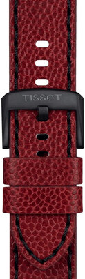 Cinturino bordeaux in pelle Tissot T852.049.048