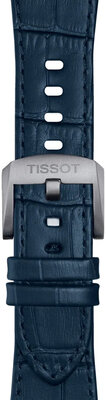 Cinturino blu in pelle Tissot T852.049.411 per Tissot PRX 42mm