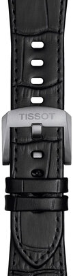 Cinturino nero in pelle Tissot T852.049.415 per Tissot PRX 42mm
