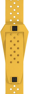 Cinturino giallo in caucciù Tissot Sideral T852.048.859