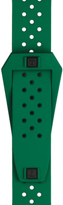 Cinturino in gomma Tissot Sideral T852.048.862 20mm, verde, Quick Release