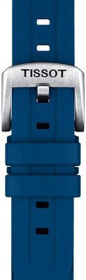 Cinturino blu in caucciù Tissot T852.044.837