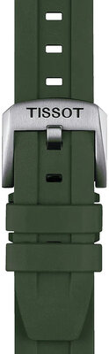Cinturino verde in caucciù Tissot T852.049.054