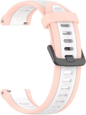 Cinturino in silicone Ricardo 18 mm (Garmin Venu 2S, Vívoactive 4S, Forerunner 265S, Venu 3S, ecc.), colorato, sgancio rapido
