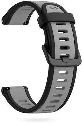 Cinturino in silicone Ricardo 20mm (Garmin Venu, Venu Sq, Venu Sq 2, Venu 2 plus aj.), nero, Quick Release
