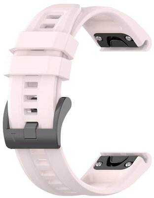 cinturino in silicone Ricardo 20mm (per Garmin Fenix 8/7S/6S (43mm), ecc.), rosa, QuickFit