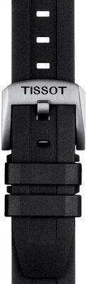 Cinturino nero in silicone Tissot T852.044.545