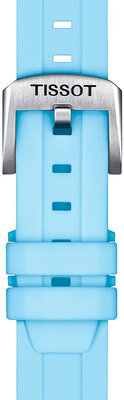 Cinturino blu in silicone Tissot T852.047.450