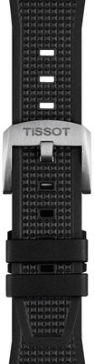 Cinturino nero in silicone Tissot T852.048.462 per Tissot PRX 40mm