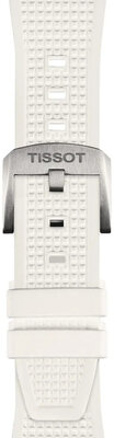 Cinturino bianco in silicone Tissot T852.048.463 per Tissot PRX 40mm