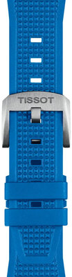 Cinturino blu in silicone Tissot T852.049.577 per Tissot PRX 40mm