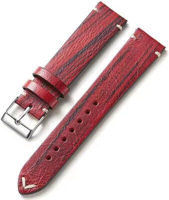 Cinturino in pelle Ricardo Firenze, rosso