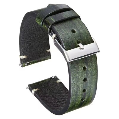 cinturino in pelle Ricardo Firenze, verde, Quick Release