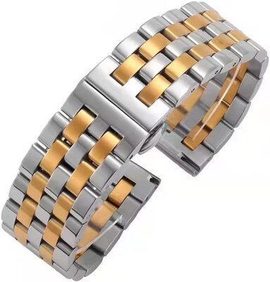 Bracciale in metallo Ricardo Genova, bicolore