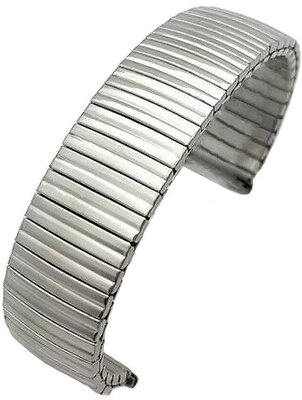 Bracciale in acciaio inossidabile Ricardo Torrino, argento, elastico