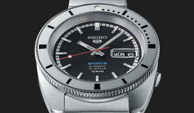 Seiko 5 Sports Automatic SRPL05K1 Heritage Design Re-creation Limited Edition 9999pcs (+ cinturino di ricambio)