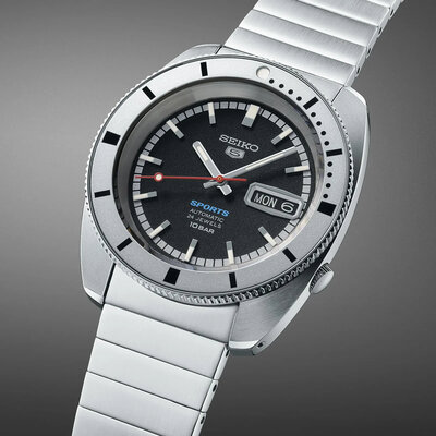 Seiko 5 Sports Automatic SRPL05K1 Heritage Design Re-creation Limited Edition 9999pcs (+ cinturino di ricambio)
