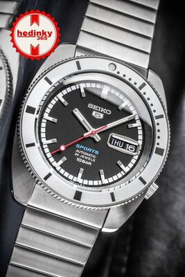Seiko 5 Sports Automatic SRPL05K1 Heritage Design Re-creation Limited Edition 9999pcs (+ cinturino di ricambio)