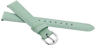 Cinturino in pelle JVD, 14 mm, verde, per bambini