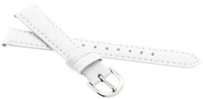 Cinturino in pelle JVD, 14 mm, bianco, per bambini