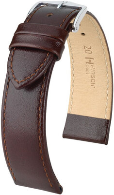 Cinturino in pelle Hirsch Osiris M 03475110NQ-1, marrone, pelle di vitello