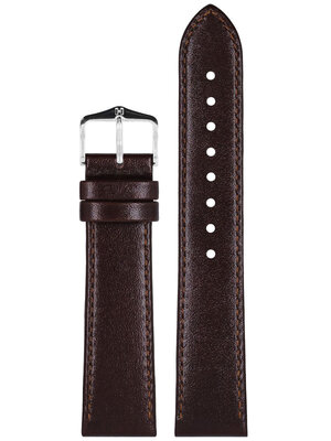 cinturino in pelle Hirsch Osiris M 03475110NQ-1, marrone, vitello, lunghezza M
