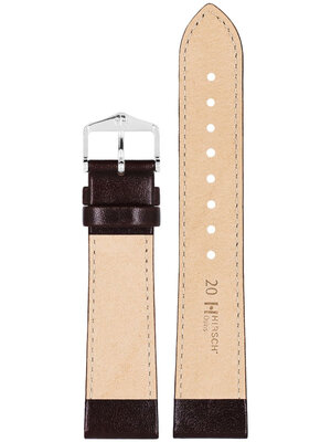 cinturino in pelle Hirsch Osiris M 03475110NQ-1, marrone, vitello, lunghezza M