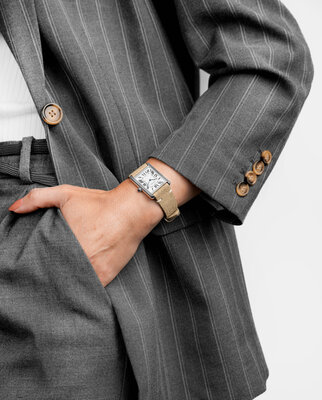 cinturino in pelle Hirsch Serro L 05564070-2, marrone, pelle scamosciata, Limited Edition, lunghezza L, Quick Release