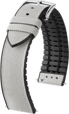 Cinturino Hirsch Arne L 0925090030-2, grigio, tessuto