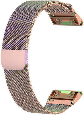 Bracciale Ricardo in acciaio 20 mm (per Garmin Fenix 7S, Epix 2, 42 mm, ecc.), colorato, QuickFit