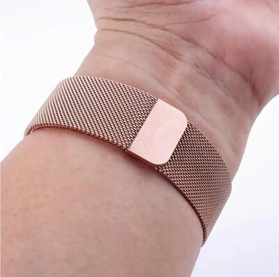 Bracciale in acciaio inossidabile Ricardo Muriana 20mm, Rose Gold, QuickFit