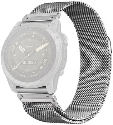 bracciale in acciaio inossidabile Ricardo Champoluc 22mm, Silver, QuickFit