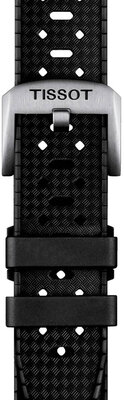 Cinturino in gomma Tissot T852.049.628 20 mm, nero