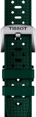Cinturino in gomma Tissot T852.049.961 20 mm, verde
