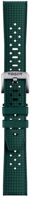 Cinturino in caucciù Tissot T852.049.961 20mm, verde, Quick Release