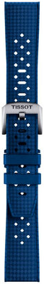 Cinturino in caucciù Tissot T852.049.963 20mm, blu, Quick Release