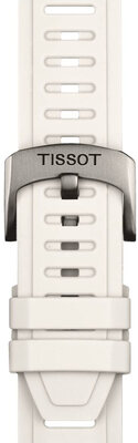 Cinturino in silicone Tissot T852.049.245 21 mm, bianco