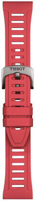 Cinturino in silicone Tissot T852.049.247 21mm, rosso, taglia XS, Quick Release