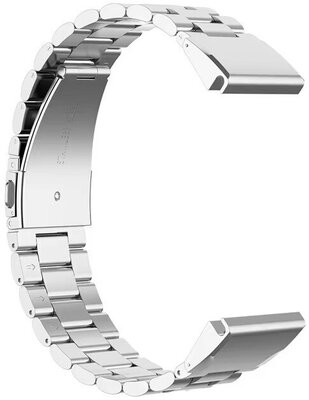 Bracciale Ricardo in acciaio da 26 mm (per Garmin Fenix 7/6/5, Epix 2, ecc.), argento, QuickFit