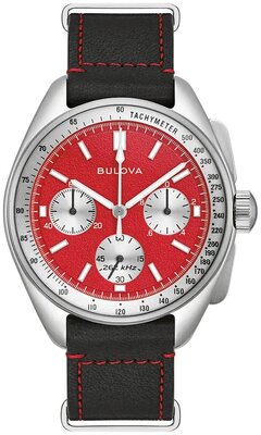 Bulova Lunar Pilot Quartz Chronograph 96K115 (+ cinturino di ricambio)