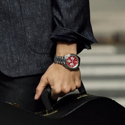 Bulova Lunar Pilot Quartz Chronograph 96K115 (+ cinturino di ricambio)