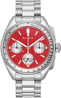 Cronografo al quarzo Bulova Lunar Pilot 96K115 (+ cinturino di ricambio)