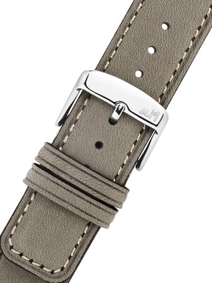 Cinturino in pelle Morellato Coubert 6021C38.125 M, grigio, materiale riciclato