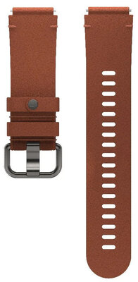 Cinturino in pelle Polar 20 mm, marrone, misura M/L