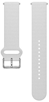 Cinturino Polar in silicone 20 mm, bianco, taglia S-L