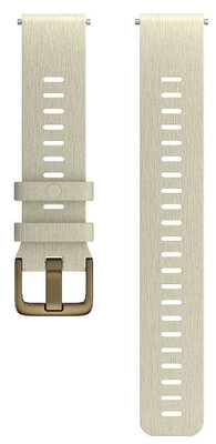 Cinturino in silicone Polar Pacer 20 mm, bianco, taglia S-L