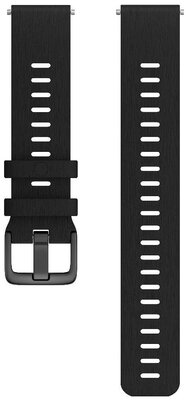 Cinturino in silicone Polar Pacer 20 mm, nero, taglia S-L
