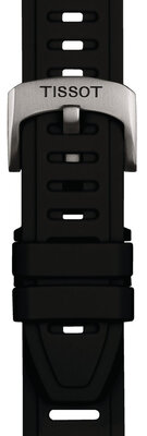 Cinturino in silicone Tissot T852.049.249 21 mm, nero