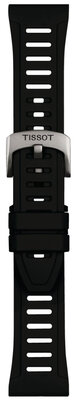 Cinturino in silicone Tissot T852.049.249 21mm, nero (mis. XS), Quick Release