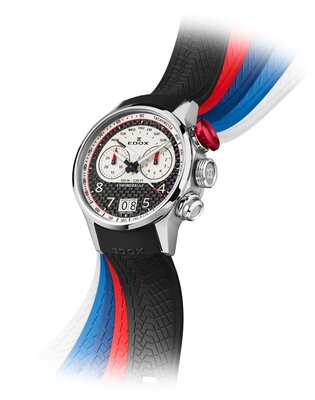 Edox Chronorally Chronograph 45 38003-tinrcanbr BMW Limited Edition 600pcs (+ 4 cinturini di ricambio)